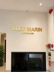 Sảnh tòa nhà Bleu Marin Residences